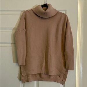 Cozy Blush Turtleneck Sweater